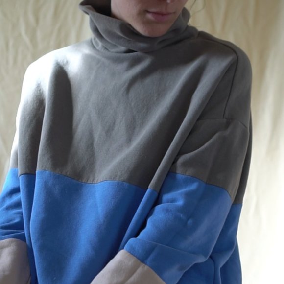 Multi Colored Pastel Turtleneck Sweater - Picture 1 of 7